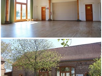 CANTIENICA® Yoga in Potsdam und Berlin Eindrücke in Bildern Unsere grosse Yogascheune in Langerwisch 